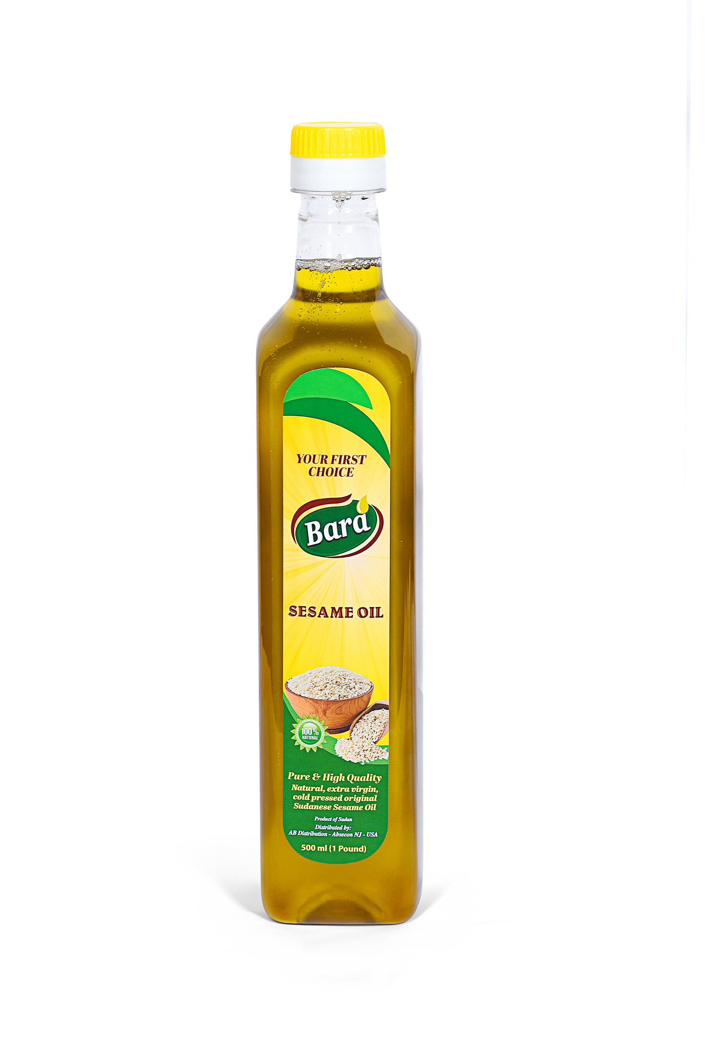 Bara Sudanese Sesame Oil (16.9fl oz.500 ml)